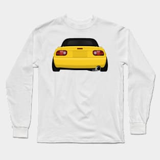 Miata rear Yellow Long Sleeve T-Shirt